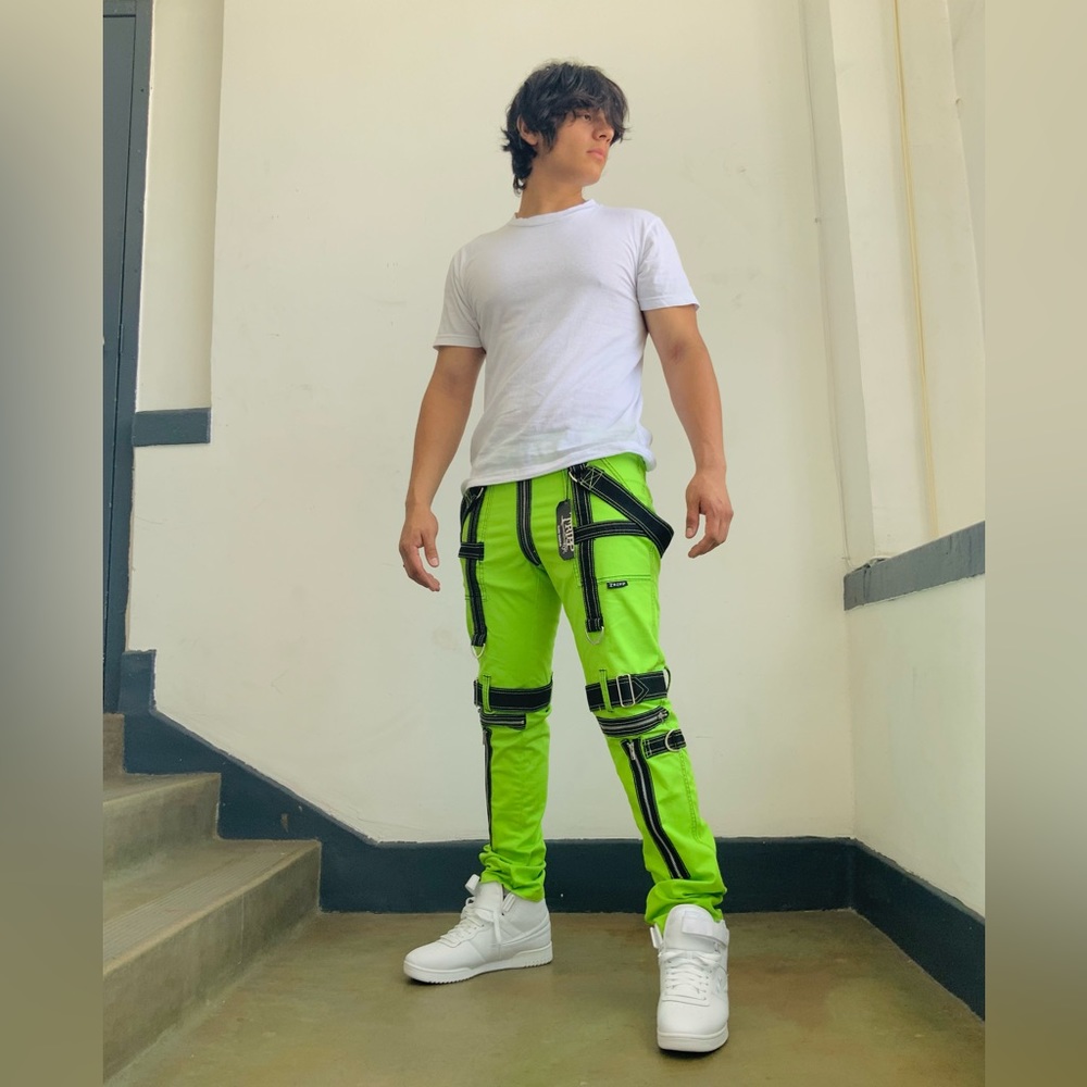 Men’s Tripp Lime Green Black Pants